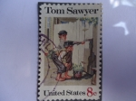 Stamps : America : United_States :  Tom Sawyer