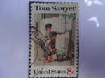 Stamps United States -  Tom Sawyer