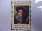 Stamps United States -  Benjamín West - American Artist.