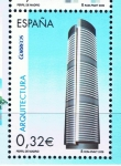 Stamps Spain -  Edifil  4507 D  Arquitectura 2009. Interpretación. Perfil de la ciudad de Madrid.  