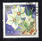 Stamps : Asia : Mongolia :  Flores