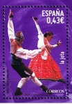 Stamps Spain -  Edifil  4516  Bailes y Danzas populares.  