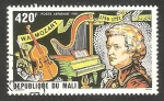 Sellos de Africa - Mali -  414 - 225 anivº del nacimiento del compositor Wolfgang Amadeus Mozart