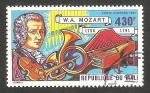 Sellos del Mundo : Africa : Mali : 415 - 225 anivº del nacimiento del compositor Wolfgang Amadeus Mozart