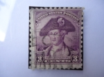 Stamps United States -  George Washington (1777) portrait by Charles Willson peale )Retrato de Willson Peale.