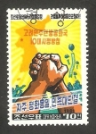 Stamps : Asia : North_Korea :  1656 - Mapa de Corea