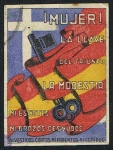 Stamps Spain -  MUJER: LA LLAVE DEL TRIUNFO LA MODESTIA