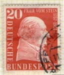 Stamps : Europe : Germany :  Rep. Democrática Frhr Vom Stein 43