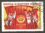 Stamps Russia -  4428 - Nueva constitucion de la URSS