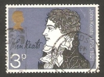 Stamps United Kingdom -  640 - John Keats, escritor