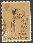 Stamps United Kingdom -  684 - Jugador de Cricket