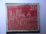 Stamps Germany -  800 años de Munchen