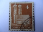 Stamps Germany -  La Frauenkirche- Munich