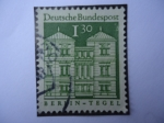 Stamps Germany -  Castillo de Tegel- Berlín.