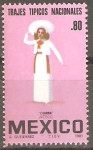 Stamps Mexico -  TRAJE  TÌPICO.  CHARRA.  JALISCO.