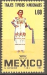 Stamps Mexico -  TRAJE  TÌPICO.  MESTIZA.  YUCATÀN