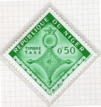 Stamps : Africa : Niger :  3  Timbre