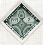 Stamps : Africa : Niger :  4  Timbre