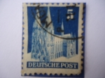 Stamps Germany -  Catedral de Colonia.