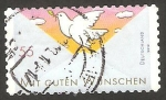 Sellos de Europa - Alemania -  2653 - sello con mensaje, paloma de la paz en un sobre