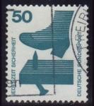Stamps : Europe : Germany :  1972-73 Prevención de accidentes. Tablero con clavo - Ybert:576