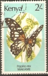 Stamps Kenya -  PAPILIO  REX