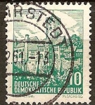 Stamps Germany -  Paisajes y edificios históricos(Wartburg)DDR.