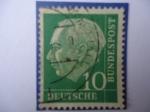 Stamps Germany -  THEODOR HEUSS -1884-1963