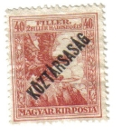 Stamps : Europe : Hungary :  Águila
