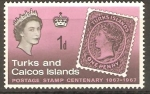 Stamps America - Turks and Caicos Islands -  CENTENARIO  DEL SELLO  DE  ISLAS  TURCAS