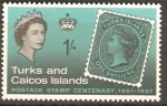 Stamps : America : Turks_and_Caicos_Islands :  CENTENARIO  DEL SELLO  DE  ISLAS  TURCAS