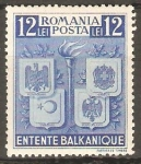 Stamps Romania -  ESCUDO  DE  RUMANIA,  GRECIA,  TURQUÌA  Y  YUGOSLAVIA