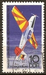 Stamps Germany -  V.Campeonato Mundial de Acrobacia de 1968 en Magdeburgo-DDR.