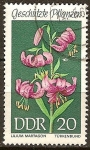 Sellos de Europa - Alemania -  Plantas Protegidas-Martagon lirio (Lilium martagon)DDR.