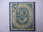 Stamps Germany -  Corneta de Correo - Alemania Federal-Deutsche-Bundespost