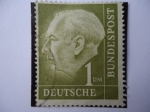 Sellos de Europa - Alemania -  PTHEODOR HEUSS  (1884-1963) 