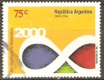 Stamps Argentina -  AÑO  MUNDIAL  DE  LA  MATEMÀTICA