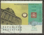 Stamps Argentina -  EDIFICIO  DE  OFICINAS  POSTALES  DE  BUENOS  AIRES
