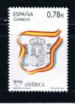 Stamps Spain -  Edifil  4602   América-UPAEP. Símbolos Nacionales.  