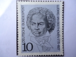 Stamps Germany -  Ludwig Van Beethoven 1770-1827