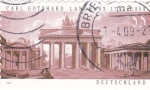 Stamps Germany -  CARL GOTTHARD LA NGHANS 1732-1808