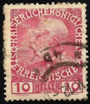 Stamps Austria -  Emperor Franz Josef