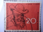 Stamps Germany -  50 Aniversario de la muerte del Humorista:Wilhelm Busch 1832-1908 