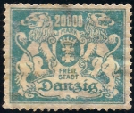 Stamps Germany -  Ciudad libre de Dánzig