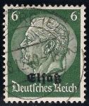 Stamps France -  Alsacia Publicado bajo la ocupación alemana 85 Aniversario del Pres. Paul von Hindenburg