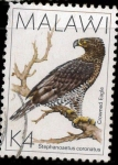 Stamps Malawi -  crowned eagle