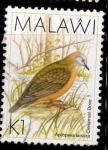 Stamps Malawi -  cinamon dove