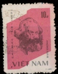 Stamps Vietnam -  carl marx