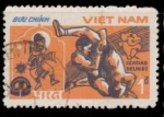 Sellos del Mundo : Asia : Vietnam : lucha libre