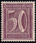 Stamps Germany -  NUMERAL.